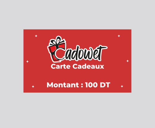 carte cadeau 100 dt Carte Cadeaux 100 DT